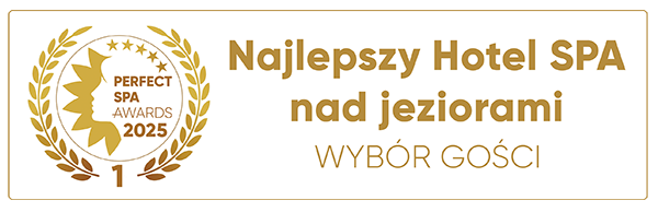 Zwycięzca Perfect SPA Awards 2025 w kategorii Najlepszy Hotel SPA nad jeziorami Perfect SPA Award 2025